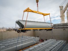 Llegaron 90 nuevas tolvas cerealeras para el Belgrano Cargas