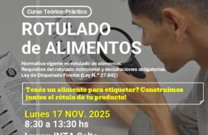 Curso de “Rotulado de alimentos”