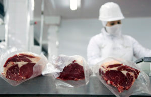 Menos carne para exportación