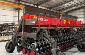 Una sembradora para el maní