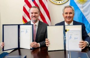 Argentina y Estados Unidos firmaron un acuerdo de comercio e inversión