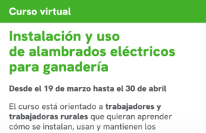 El Renatre lanza una capacitación sobre alambrados eléctricos