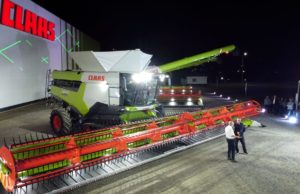 Claas presentó su nueva generación de cosechadoras y plataformas