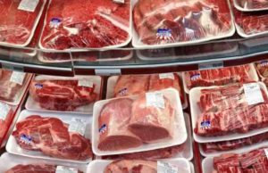 La carne muy por encima del pollo y el cerdo