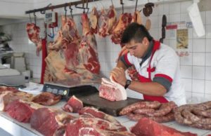 La carne casi no sube